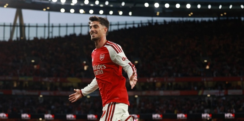 Havertz là nhân tố quan trọng trên hàng công Arsenal. Ảnh: EPA.