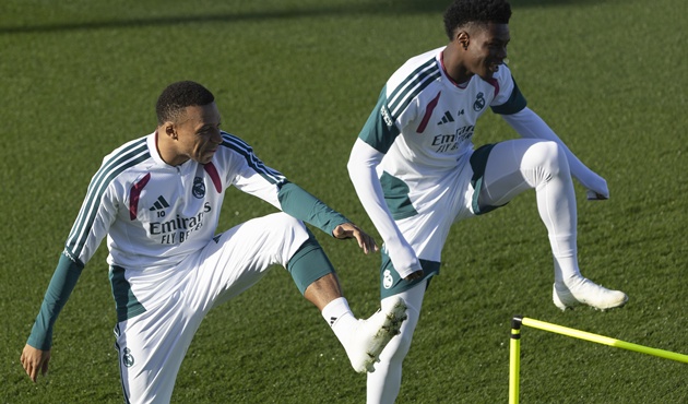 Real Madrid sẵn sàng tiếp đón Leipzig. (Ảnh: EPA Images)