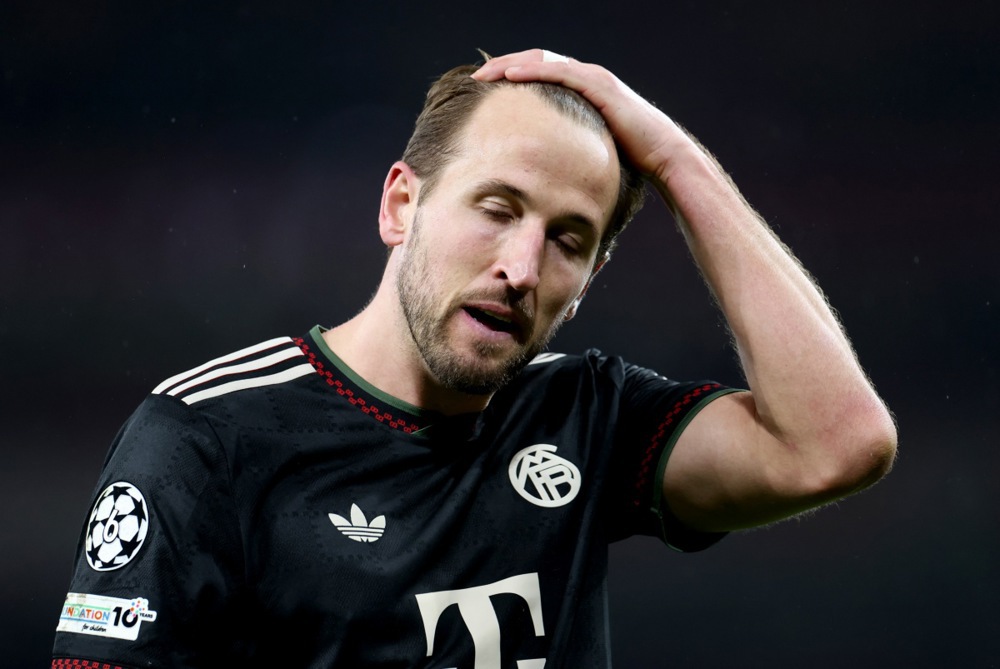 Kane từng bất lực trước Arsenal. Ảnh: EPA.
