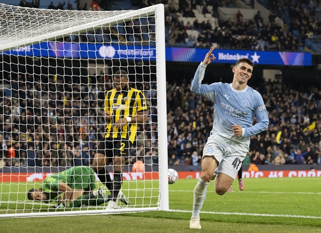 Foden rực sáng, Man City vùi dập AEK Athens. Ảnh: EPA