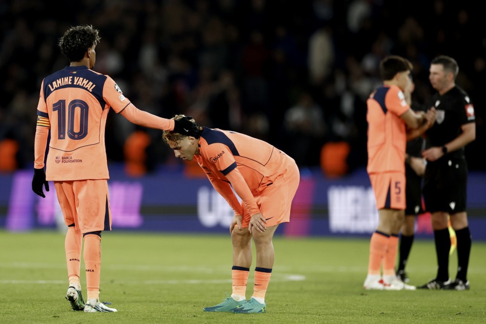 Barca vẫn chơi sòng phẳng với PSG dù cất một số trụ cột. Ảnh: EPA IMAGES.
