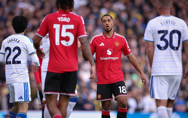 Tielemans đang rất nỗ lực tại Man United. Ảnh: EPA