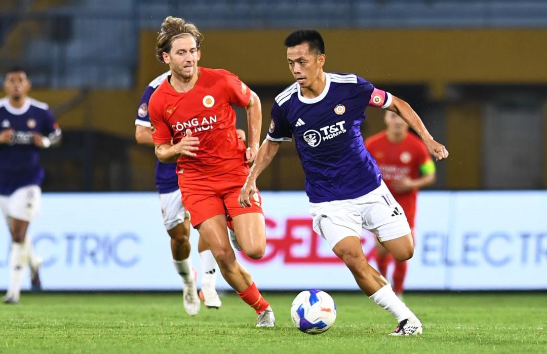 Hà Nội FC đang dần tìm lại phong độ sau những chiến thắng liên tiếp. Ảnh: Facebook Hà Nội FC.