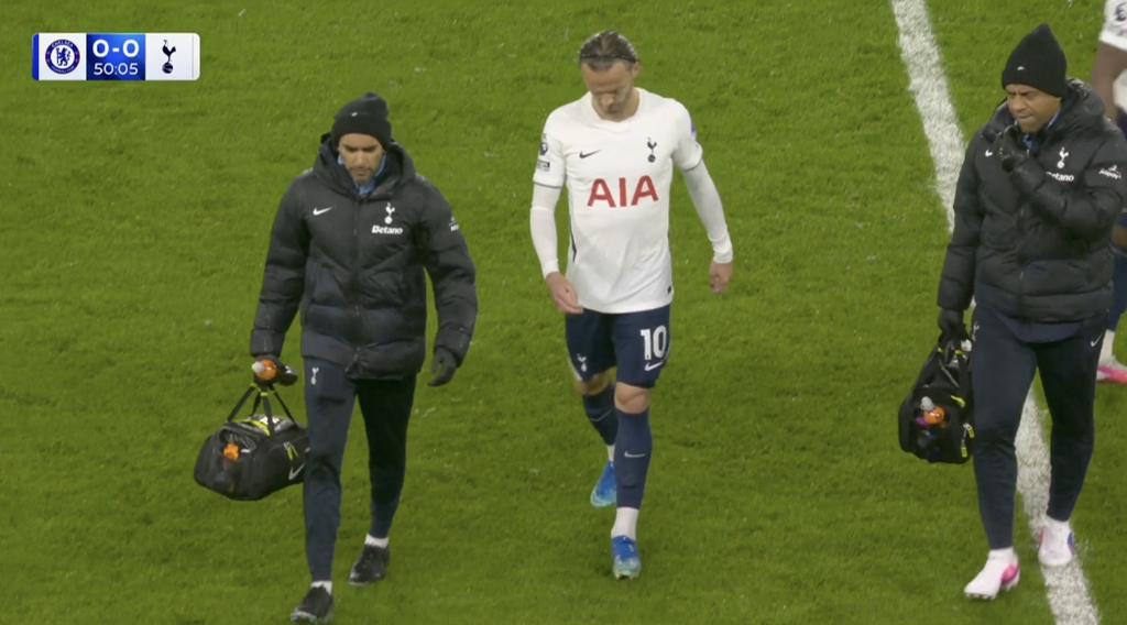 Ảnh bài viết Chelsea 0-0 Tottenham: Maddison rời sân vì chấn thương