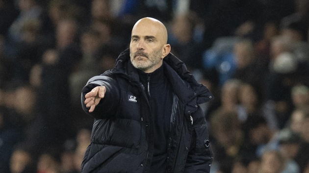 Maresca nhận thất bại đầu tiên ở Ngoại hạng Anh cùng Man City. (Ảnh: EPA Images)