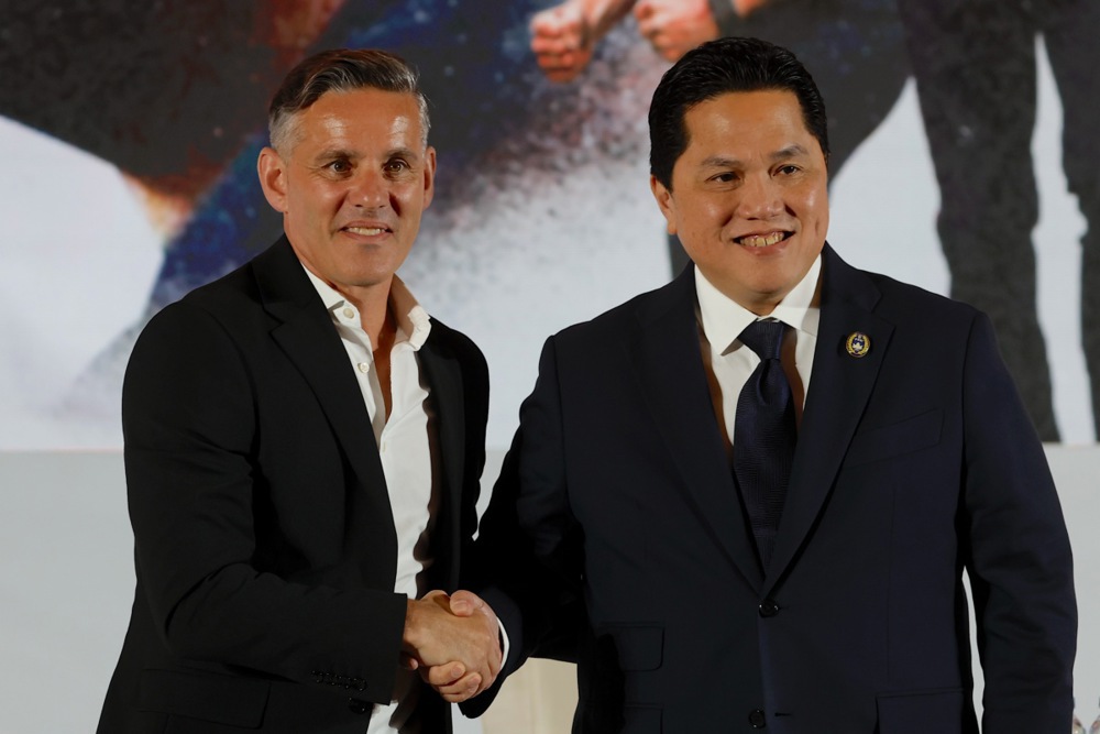 Thohir đặt tham vọng lớn cho bóng đá Indonesia. Ảnh: EPA IMAGES.