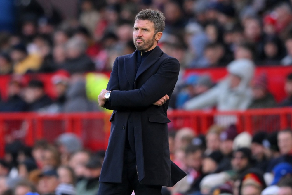 Tương lai HLV Michael Carrick tại Man Utd đang mờ mịt hơn bao giờ hết. Ảnh: EPA/Gary Oakley.