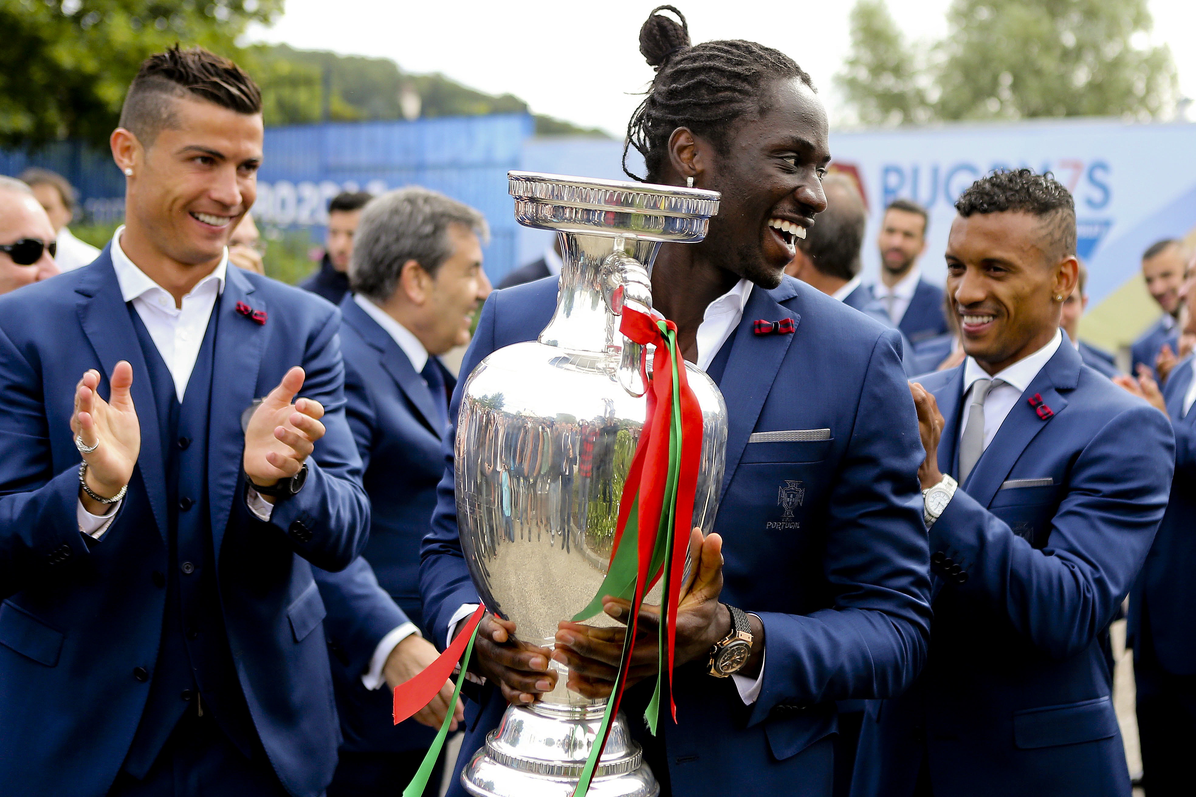 Eder chỉ là phương án dự phòng trong kế hoạch của Fernando Santos. (Ảnh: EPA Images)