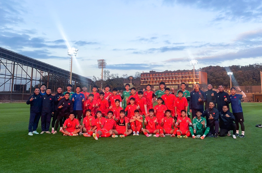 Ảnh bài viết U17 Việt Nam hạ U17 Cheonan 5-0 tại Hàn Quốc