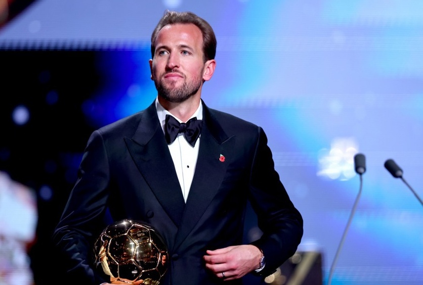 Kane là chủ nhân Quả bóng vàng 2026. Ảnh: EPA.