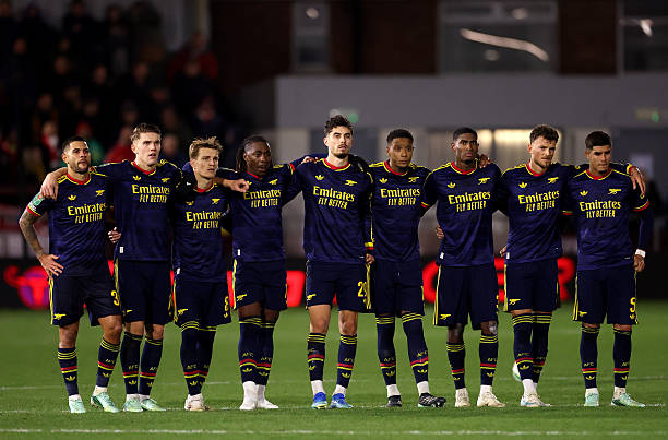 Arsenal bất ngờ dừng bước ở vòng 4 EFL Cup. Ảnh: Carl Recine/Getty Images