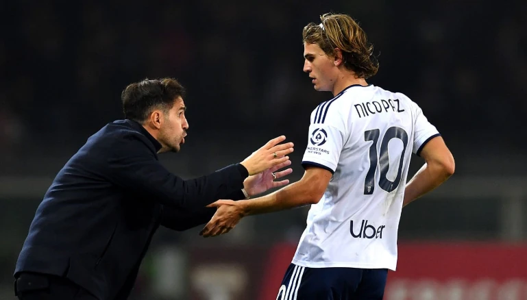 Nico Paz tỏa sáng. Ảnh: Valerio Pennicino/Getty Images.