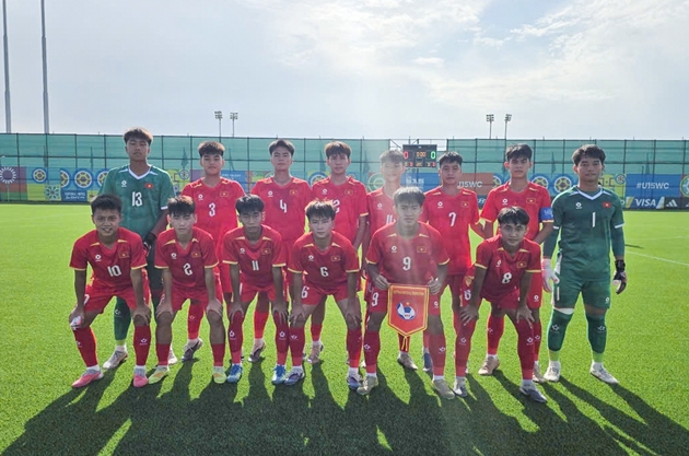 U15 Việt Nam c&oacute; chiến thắng thứ tư tại FIFA U15 World Cup & Festival 2026. Ảnh: VFF.