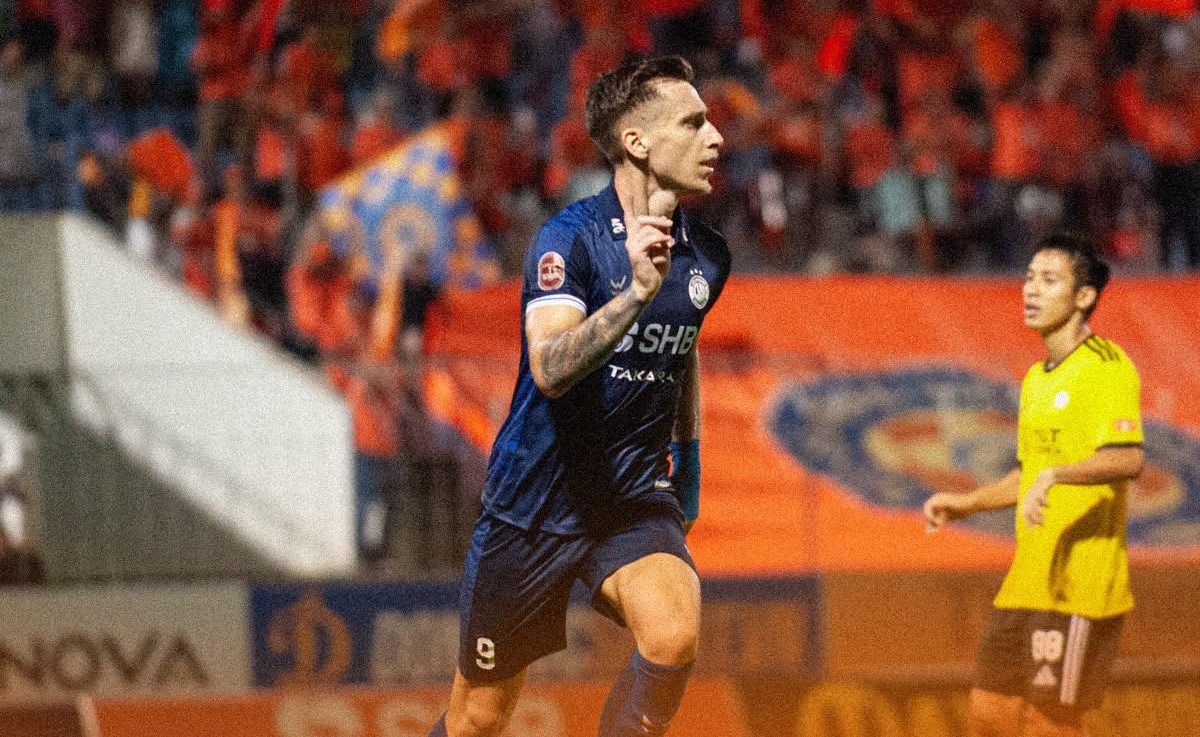 Hà Nội FC cũng ngã ngựa trước Đà Nẵng. Ảnh: Ảnh: SHB Đà Nẵng FC.