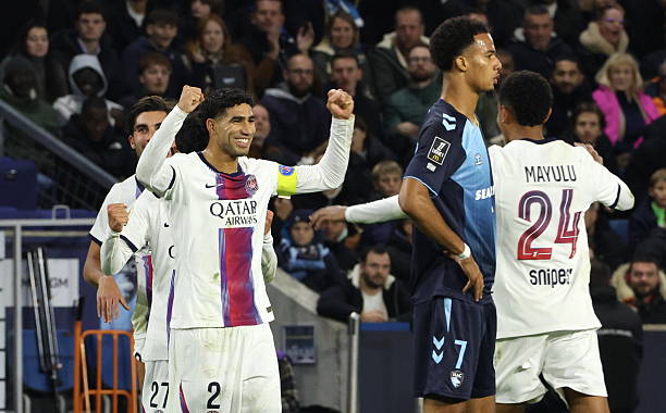 Achraf Hakimi có một ngày thi đấu ấn tượng. Ảnh: Xavier Laine/Getty Images