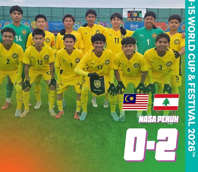Malaysia có thành tích khá tốt ở giải U15 thế giới. Ảnh: LĐBĐ Malaysia.