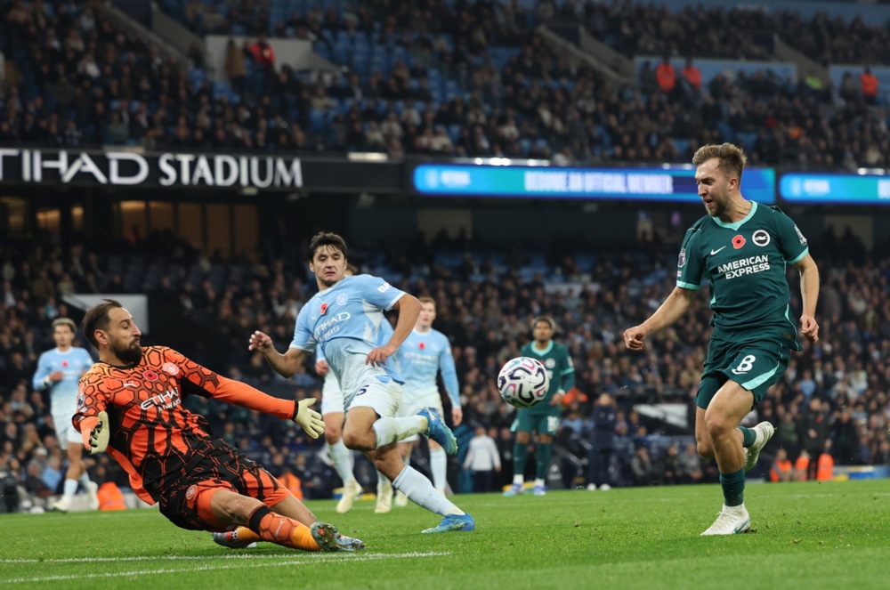 Ảnh bài viết Man City lạc lối trong mê cung phòng ngự của Brighton