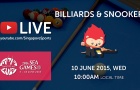 Trực tiếp SEA Games 28 ngày 10/6: Billiards & Snooker (vòng bán kết)