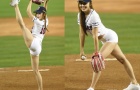 Màn ném bóng chày sexy của Choi Seol Hwa