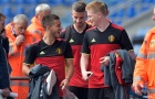 Tuyển Bỉ gặp khó với cặp đôi Hazard và De Bruyne