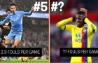Top 5 cầu thủ bị phạm lỗi nhiều nhất Ngoại hạng Anh 2021/22