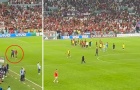 Tranh cãi việc Ronaldo đến chào khán giả sau trận