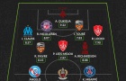 Đội hình tiêu biểu vòng 5 Ligue 1: Nỗi buồn Mbappe, ác mộng PSG
