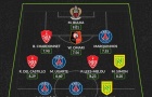 Đội hình tiêu biểu vòng 6 Ligue 1: Bộ tứ PSG, ngôi đầu đổi chủ