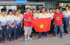 Hai ĐT futsal nam và nữ Việt Nam lên đường dự SEA Games 29