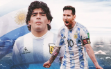 'Dream team' vĩ đại nhất Argentina: Messi - Maradona