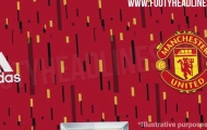 CHOÁNG! Rò rỉ áo đấu vô cùng 'nghệ sỹ' của Man Utd