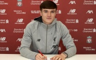 Liverpool xác nhận ký hợp đồng mới với tuyển thủ U19 Xứ Wales