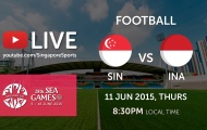 Trực tiếp bóng đá SEA Games 28: U23 Singapore vs U23 Indonesia