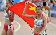 Nguyễn Thị Huyền không biết đã giành chiến thắng khi về đích