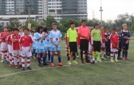 Học viện Arsenal Việt Nam giao hữu với đội trẻ Hồng Kông