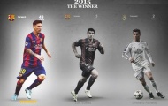 Công bố phiếu bầu ‘Cầu thủ xuất sắc nhất UEFA': Ronaldo kém cả Suarez