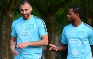 Karim Benzema cùng ĐT Pháp tập luyện chuẩn bị “chiến” với Bồ Đào Nha