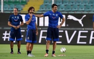 “Các bô lão” tuyển Italia thoải mái tập nhẹ chờ đón Bulgaria‬