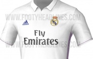 Lộ áo đấu mới đẹp mê li của Real Madrid