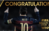 TRỰC TIẾP Lễ trao giải Quả bóng vàng FIFA 2015: Lần thứ 5 cho Lionel Messi