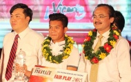Huỳnh Tấn Tài: “Giải Fair Play giúp cầu thủ trẻ trưởng thành hơn”