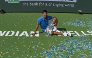 Novak Djokovic ca khúc khải hoàn ở Indian Wells