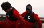 Đây, phản ứng giữa Salah và Mane trong buổi tập mới nhất của Liverpool