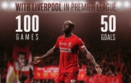 100 trận cán mốc 50 bàn Premier League, Mane vẫn chậm hơn 5 cái tên Liverpool