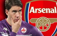 Arsenal đón cú sốc kép trên TTCN: Mất Vlahovic lẫn kế hoạch B