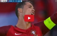 Màn trình diễn thất vọng của Cristiano Ronaldo vs Áo