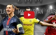 Sức hủy diệt của bộ 3 Zlatan - Mkhitaryan - Martial 