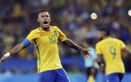 Siêu phẩm đá phạt của Neymar vào lưới Olympic Đức