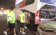 Xe chở đội U19 Việt Nam tại Bahrain bất ngờ bị hỏng