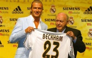Beckham từ chối làm đại sứ cho Real Madrid